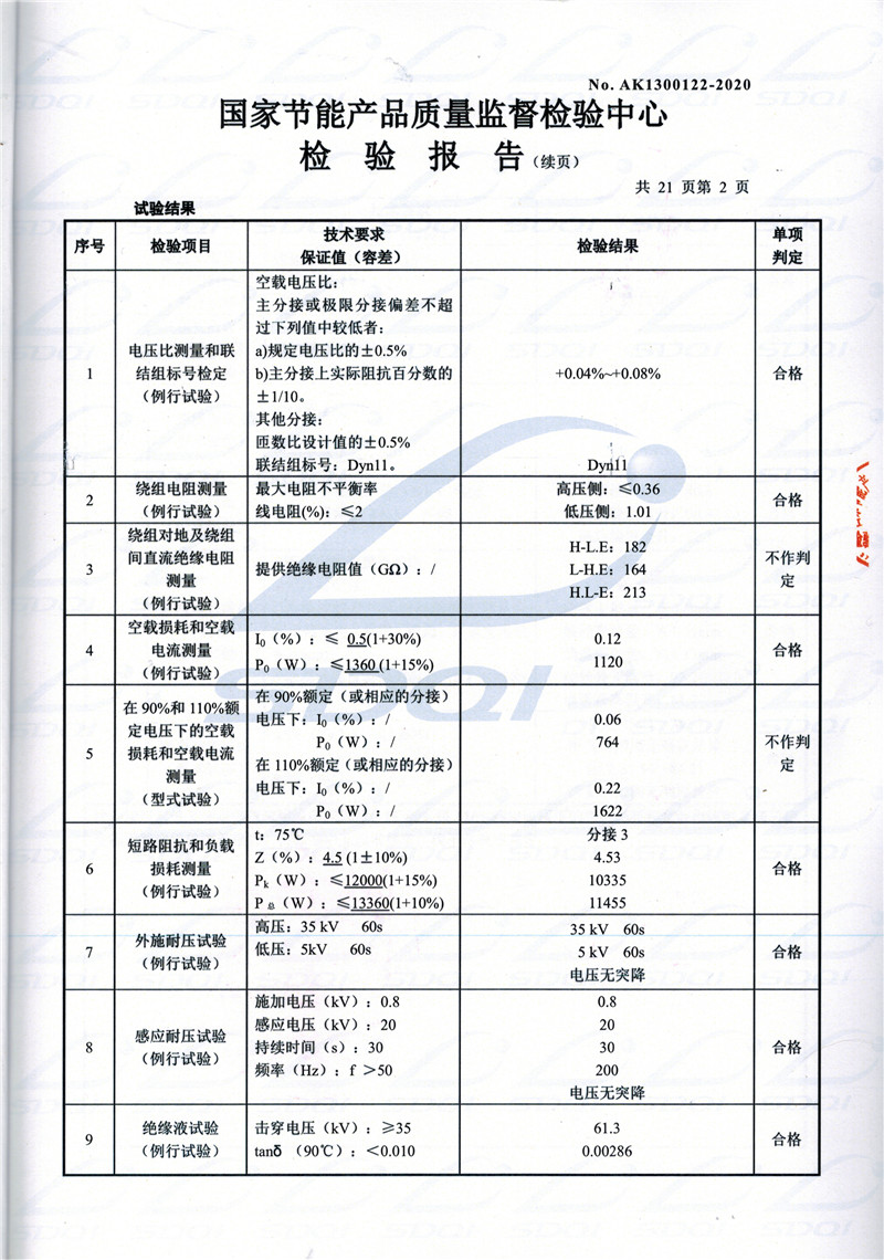 高低压试验报告-S11-1250彭阳彭阳彭阳油浸式变压器-2.jpg